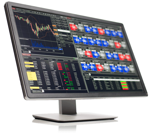 Tela da plataforma NinjaTrader